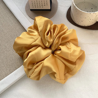 Women'S Simple Style Solid Color Cloth Hair Tie