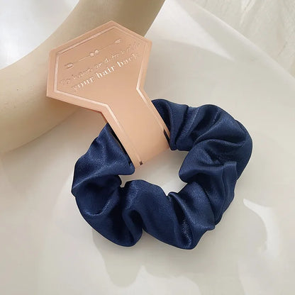 Simple Style Solid Color Cloth Hair Tie