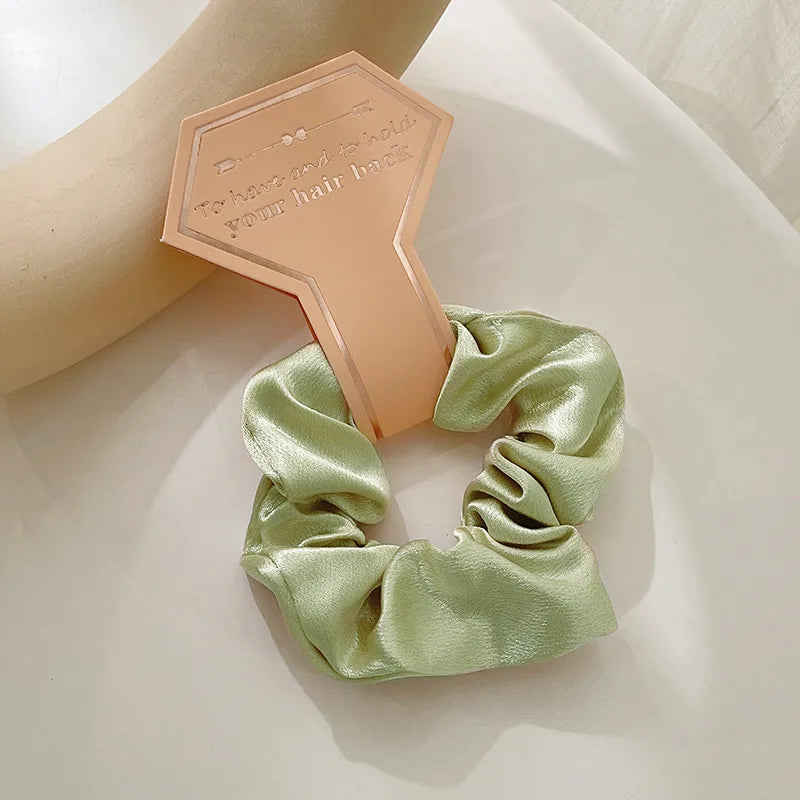 Simple Style Solid Color Cloth Hair Tie