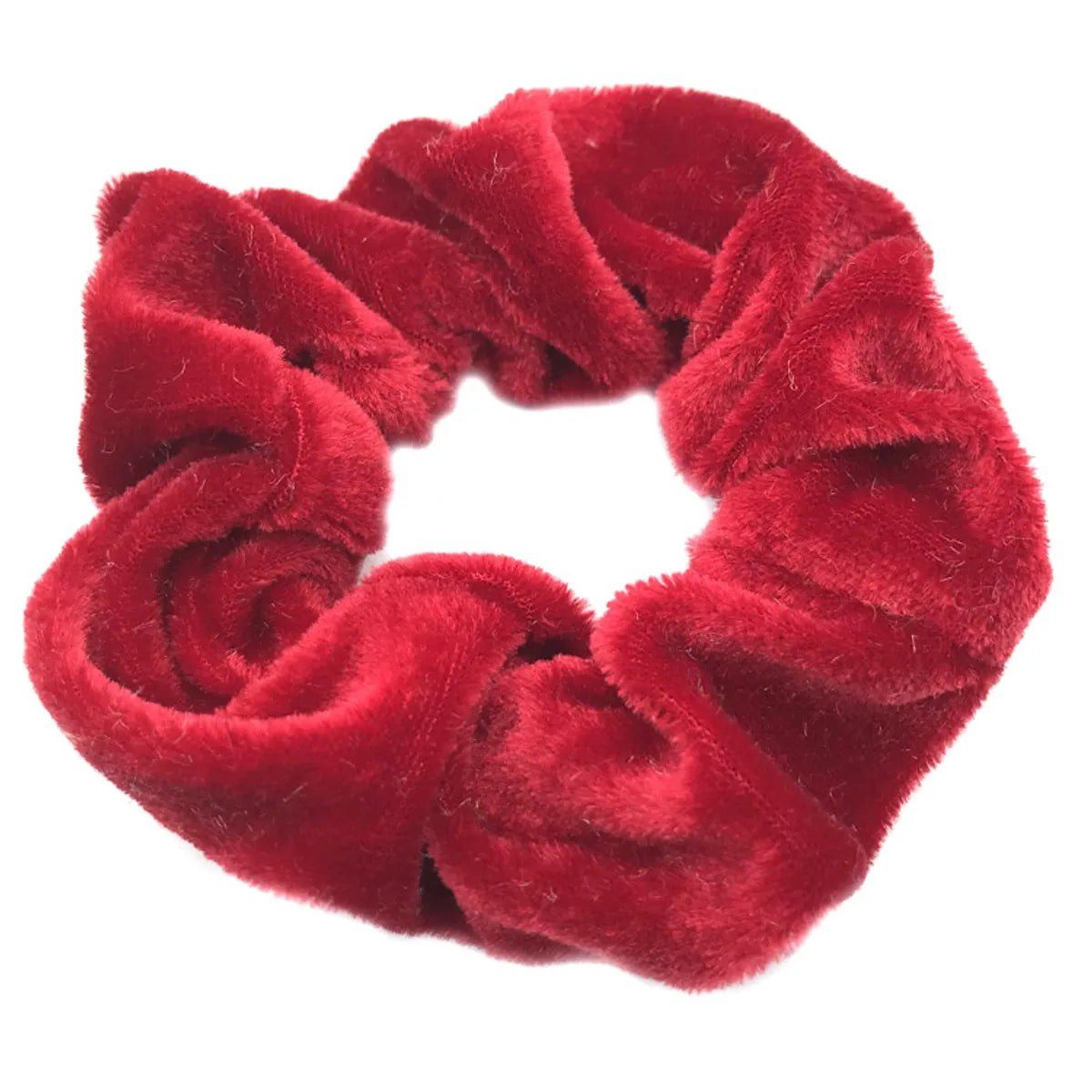 Simple Style Solid Color Cloth Hair Tie