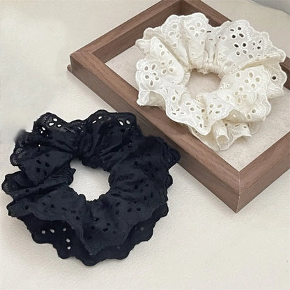 Simple Style Solid Color Cloth Hair Tie