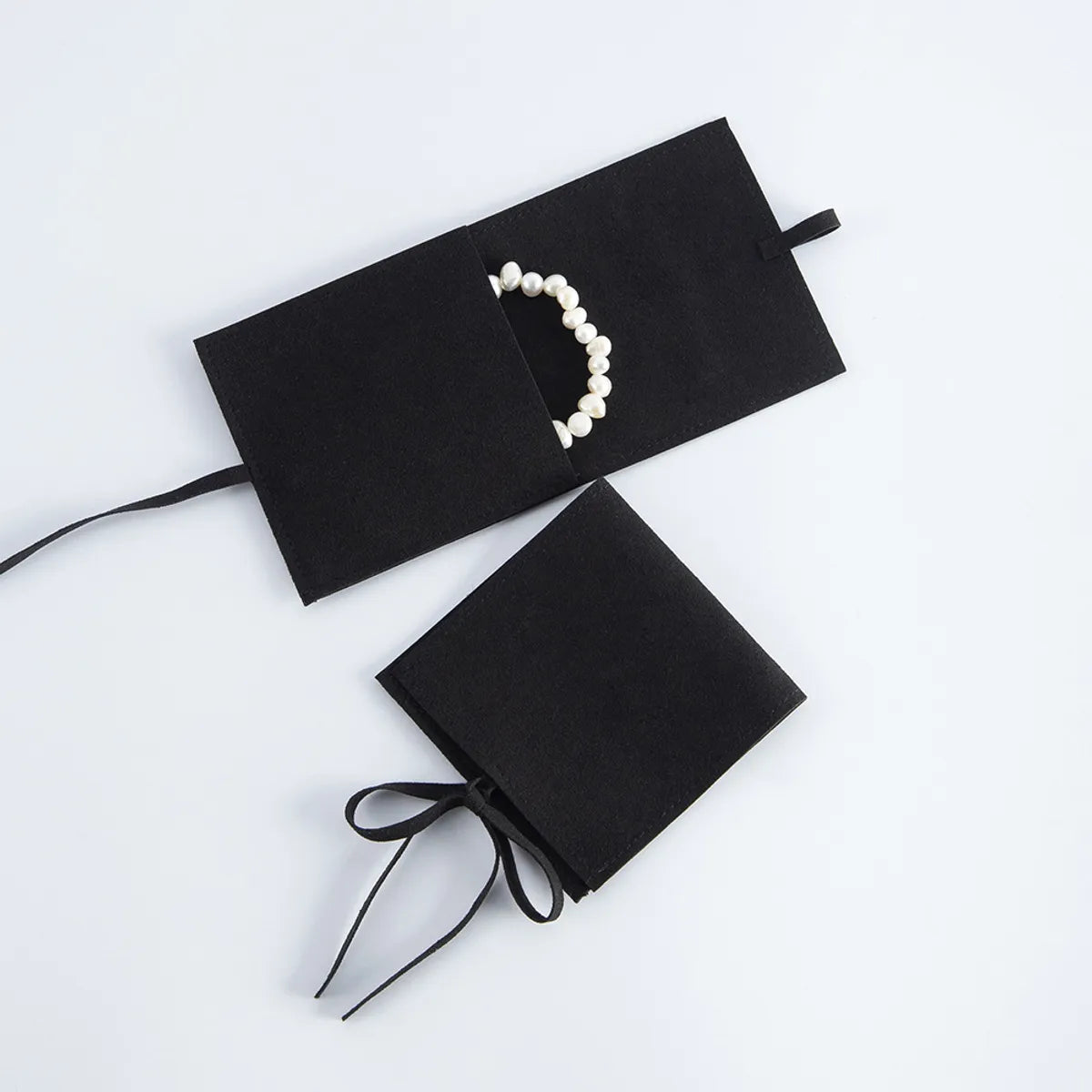 Simple Style Solid Color Cloth Jewelry Packaging Bags