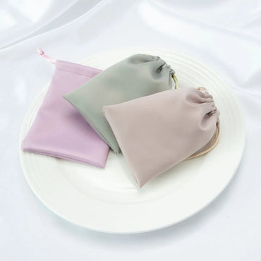 Simple Style Solid Color Cloth Jewelry Packaging Bags