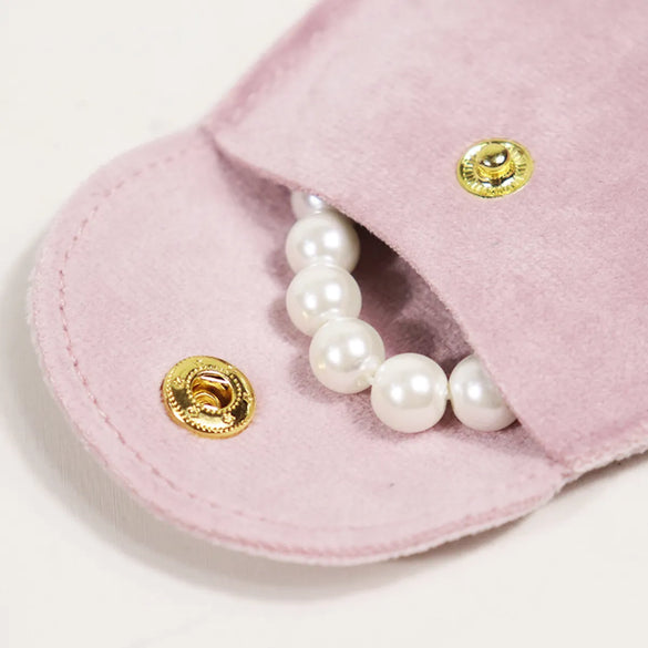 Simple Style Solid Color Cloth Jewelry Packaging Bags