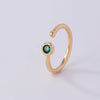 1 Piece Nose Rings & Studs Simple Style Solid Color Copper Inlay Zircon K Gold Plated