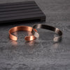 Simple Style Solid Color Copper Magnetic Unisex Bangle
