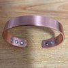 Simple Style Solid Color Copper Magnetic Unisex Bangle