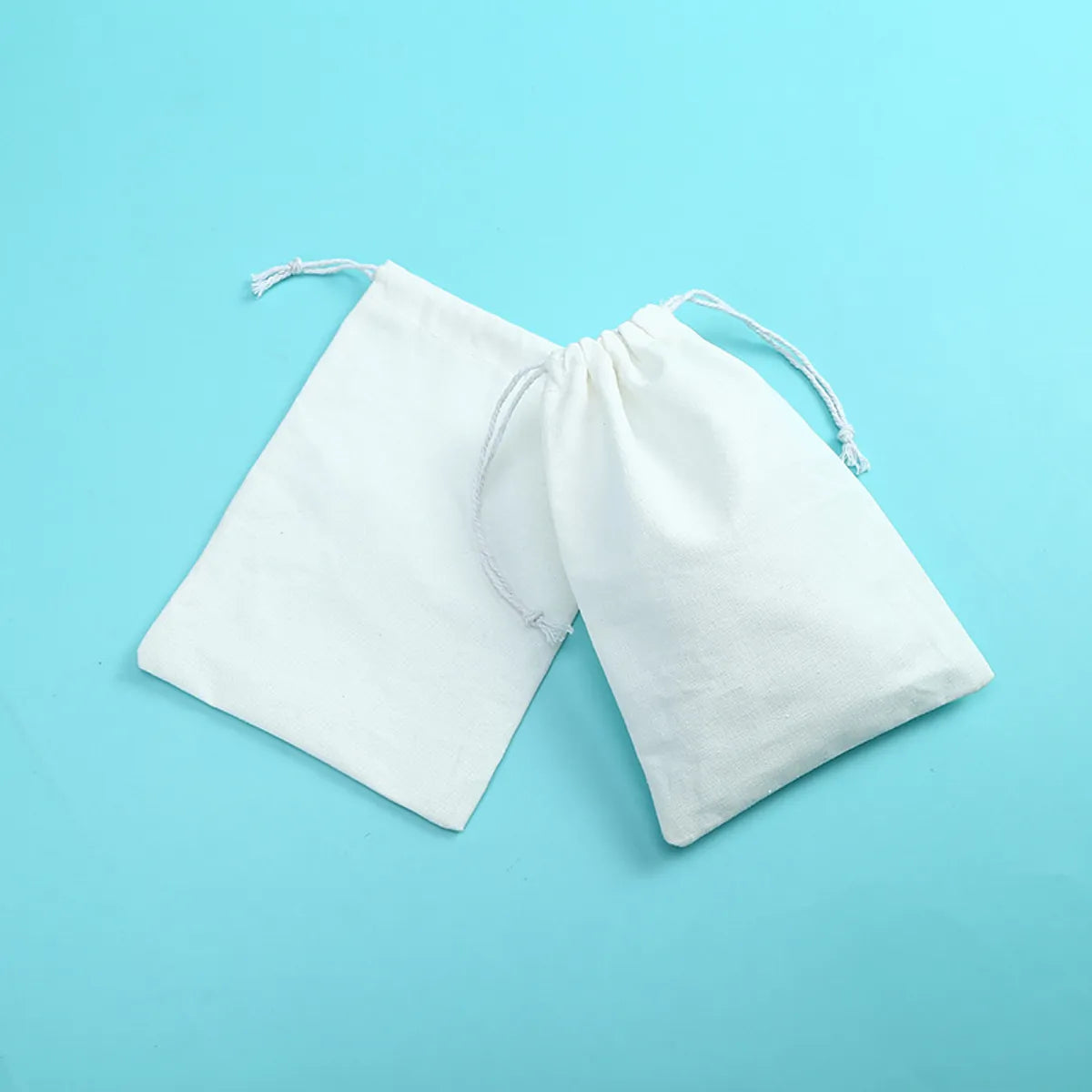 Simple Style Solid Color Cotton Jewelry Packaging Bags