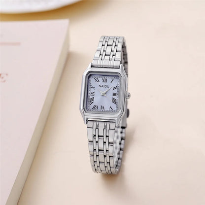 Simple Style Solid Color Double Side Snaps Quartz Women'S Watches