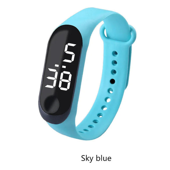 Simple Style Solid Color Electronic Women'S Watches