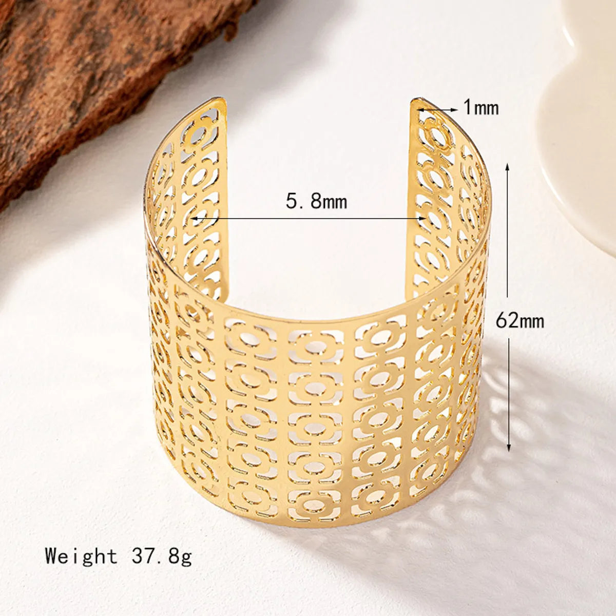 Simple Style Solid Color Ferroalloy Plating 14k Gold Plated Women's Bangle