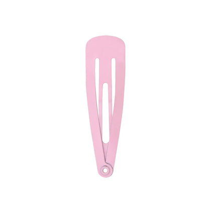 Girl'S Simple Style Solid Color Iron Spray Paint Stoving Varnish Hair Clip