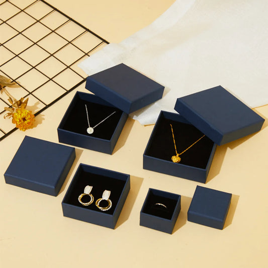 Simple Style Solid Color Jewelry Boxes