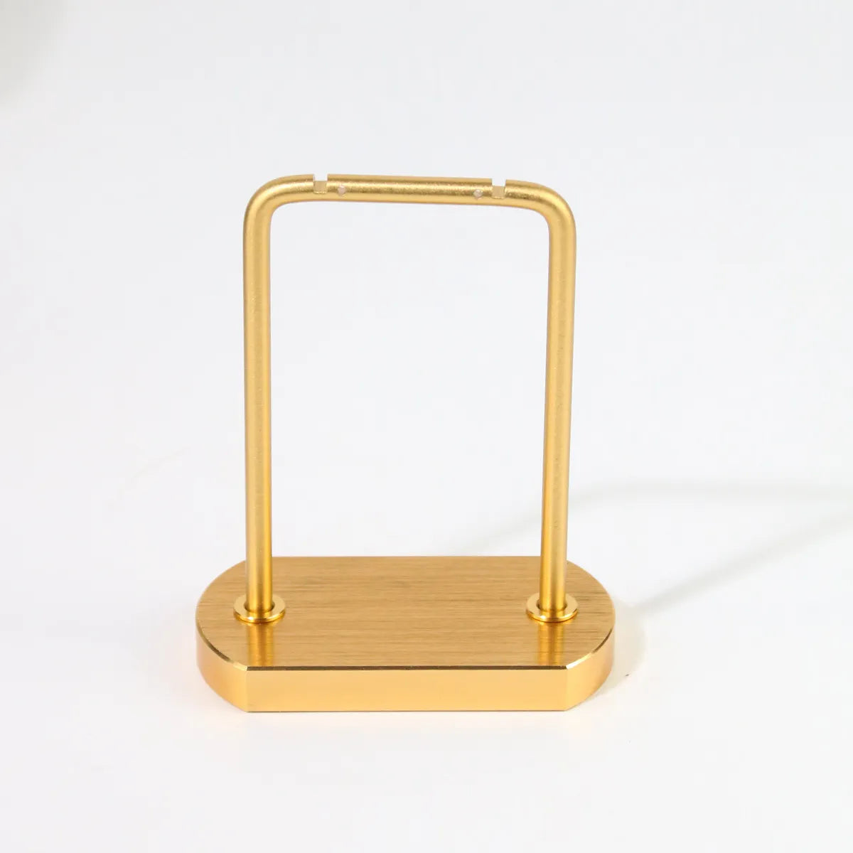 Simple Style Solid Color Metal Jewelry Rack