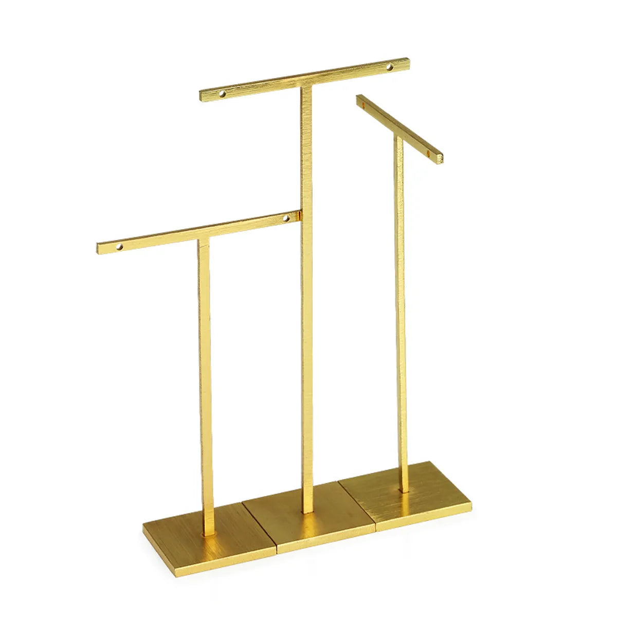 Simple Style Solid Color Metal Jewelry Rack