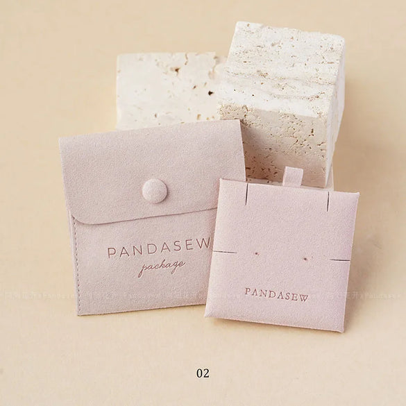 Simple Style Solid Color Microfiber Jewelry Packaging Bags Customized Models Please Contact Us Before Placing An Order