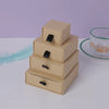 Simple Style Solid Color Paper Flannel Jewelry Boxes