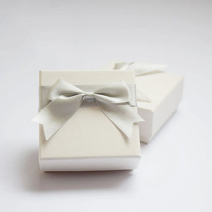 Simple Style Solid Color Paper Jewelry Boxes