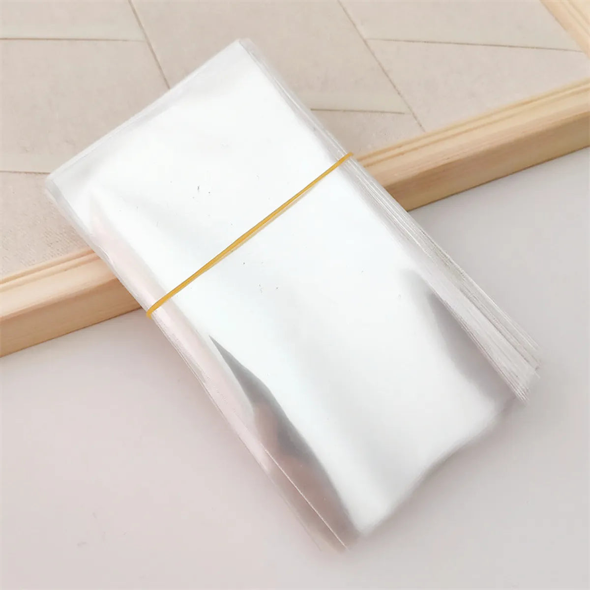 Simple Style Solid Color Paper Jewelry Packaging Bags