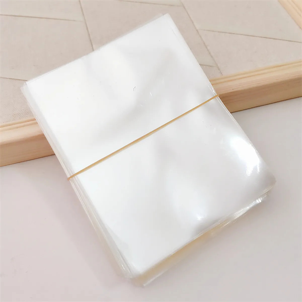 Simple Style Solid Color Paper Jewelry Packaging Bags