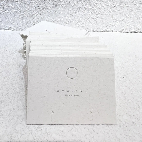 Simple Style Solid Color Paper Jewelry Packaging Bags