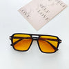 Simple Style Solid Color Pc Resin Square Full Frame Women'S Sunglasses