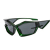 Simple Style Solid Color Pc Special-Shaped Mirror Full Frame Glasses