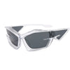 Simple Style Solid Color Pc Special-Shaped Mirror Full Frame Glasses