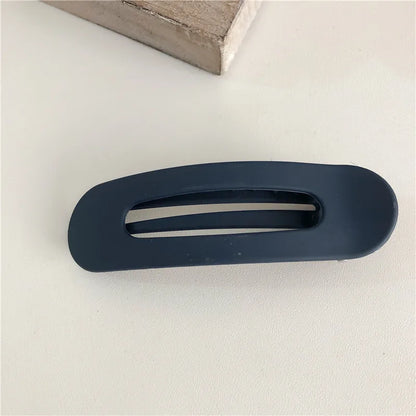 Simple Style Solid Color Plastic Hair Clip