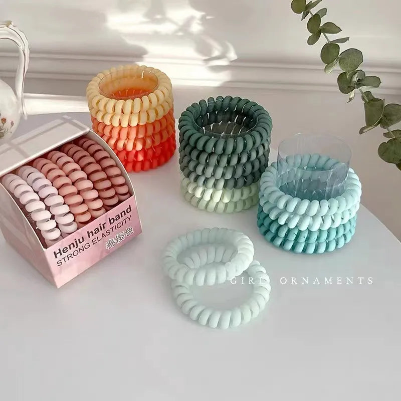 Women'S Simple Style Solid Color Plastic Hair Tie