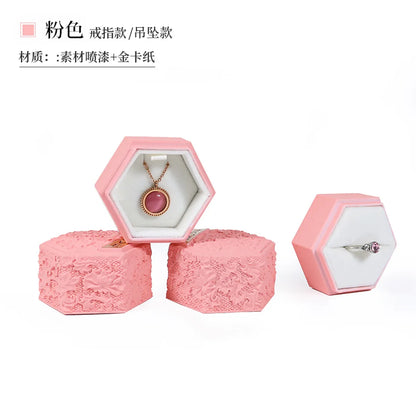 Simple Style Solid Color Plastic Jewelry Boxes