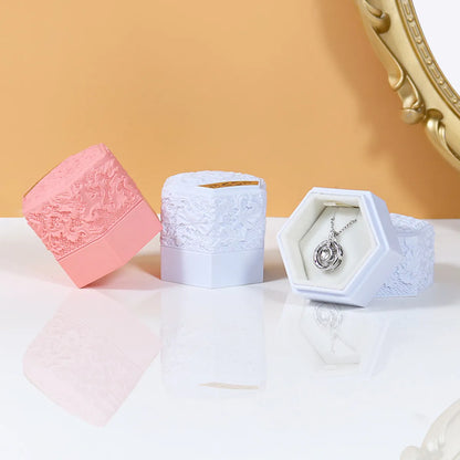 Simple Style Solid Color Plastic Jewelry Boxes