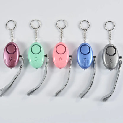 Simple Style Solid Color Plastic Self-Defense Alarm Keychain 1 Piece