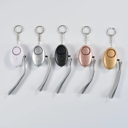 Simple Style Solid Color Plastic Self-Defense Alarm Keychain 1 Piece