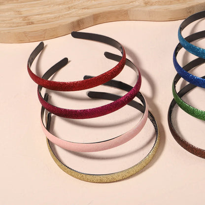 Simple Style Solid Color Polyester Hair Band