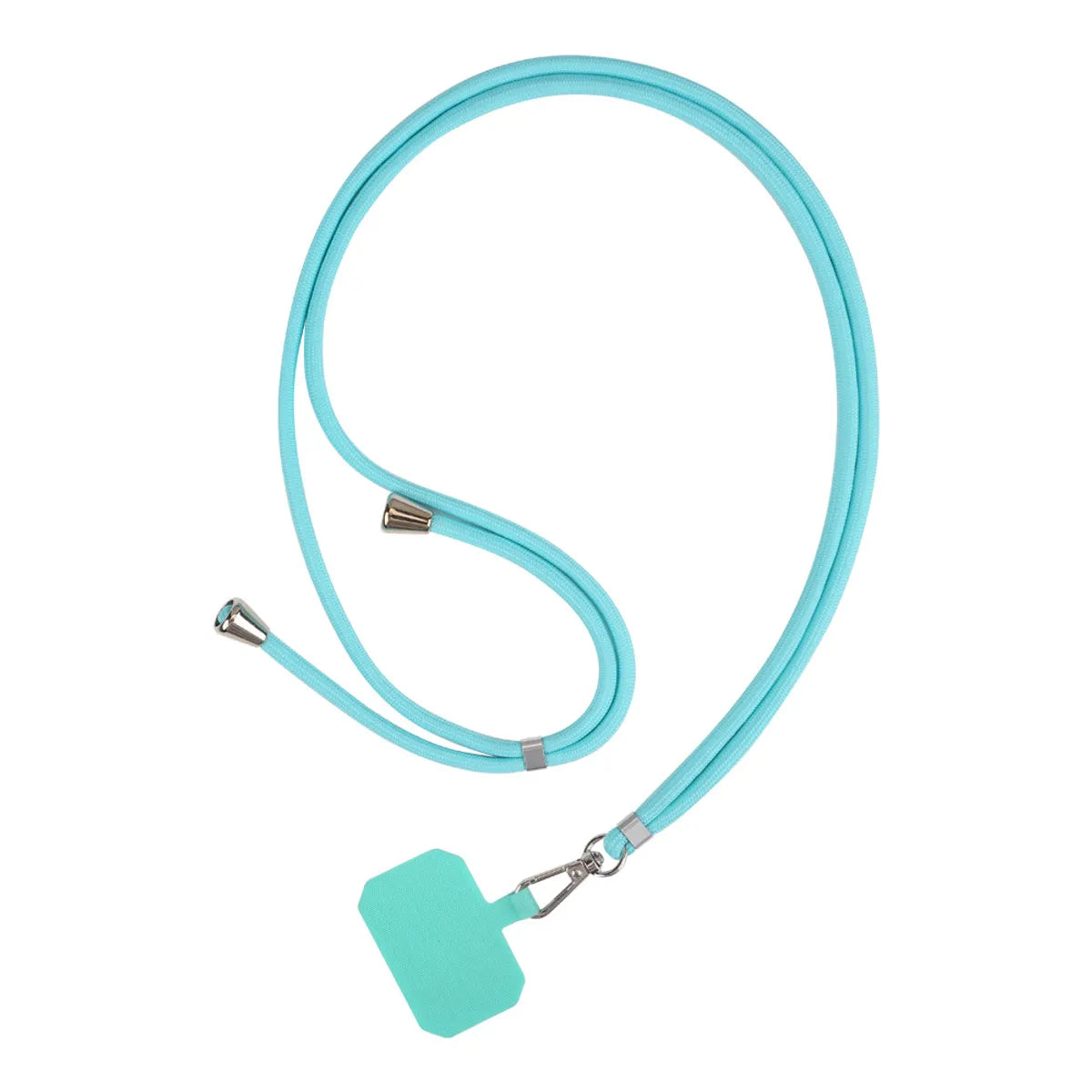 Simple Style Solid Color Polyester Metal Mobile Phone Chain