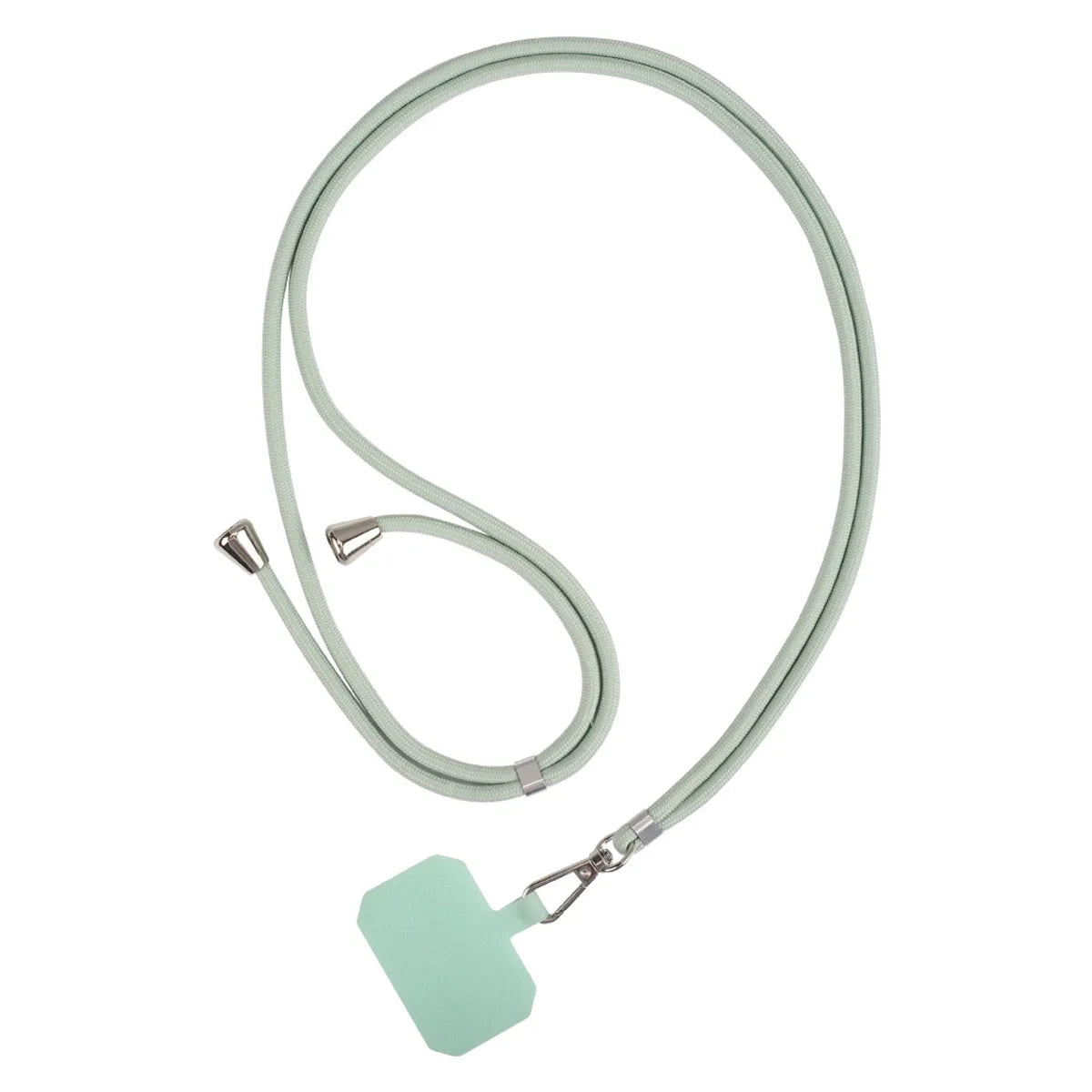 Simple Style Solid Color Polyester Metal Mobile Phone Chain