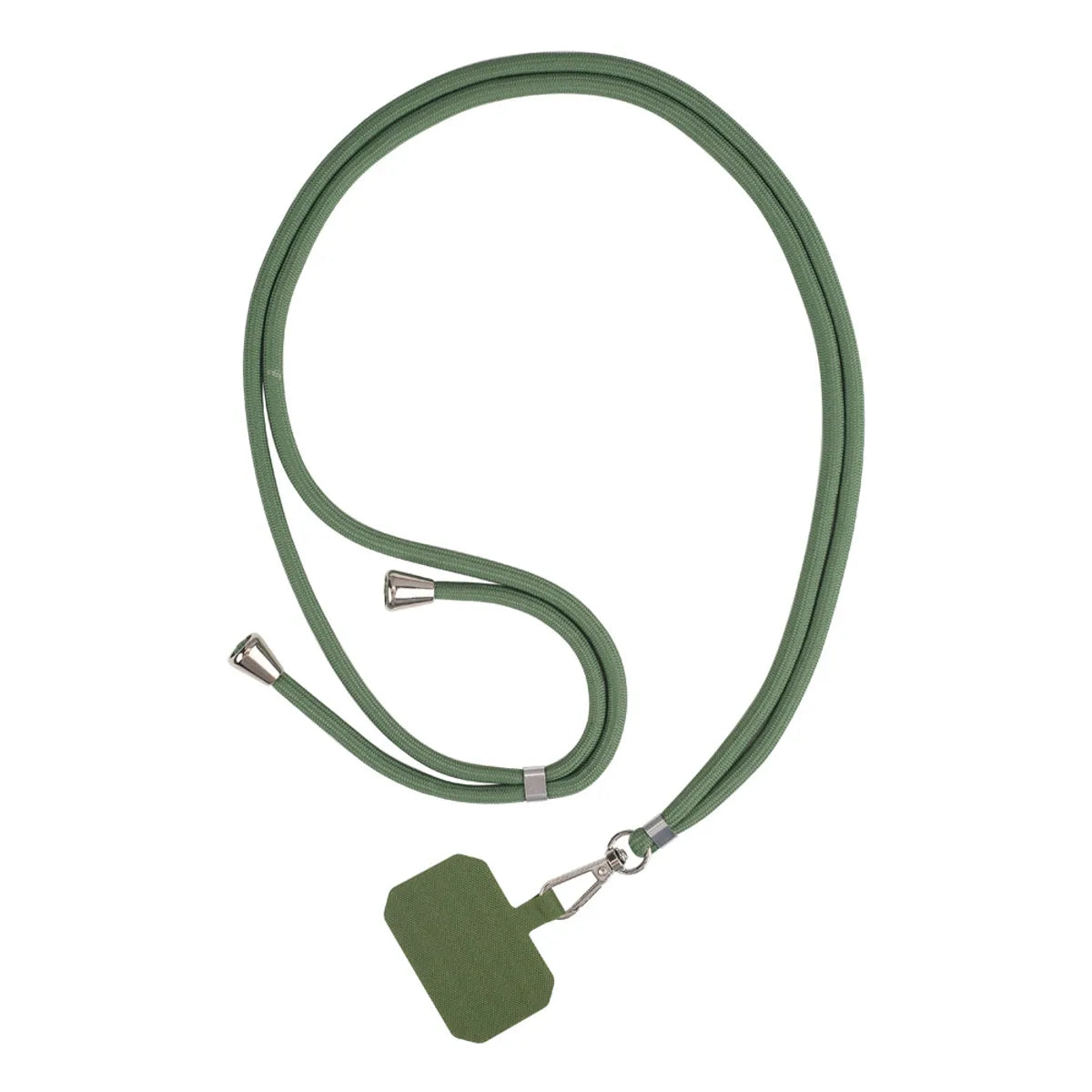 Simple Style Solid Color Polyester Metal Mobile Phone Chain