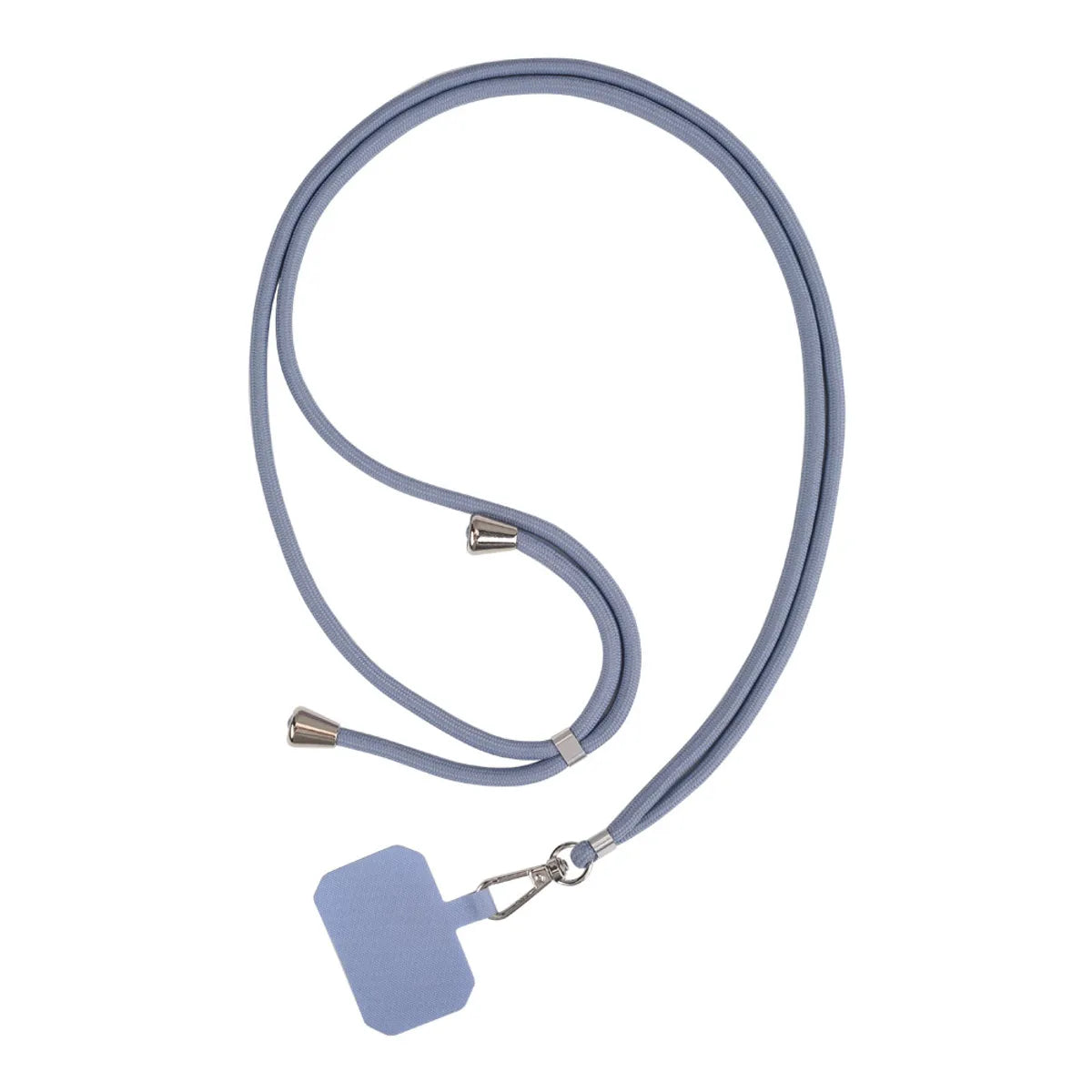 Simple Style Solid Color Polyester Metal Mobile Phone Chain