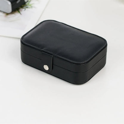 Simple Style Solid Color Pu Leather Jewelry Boxes