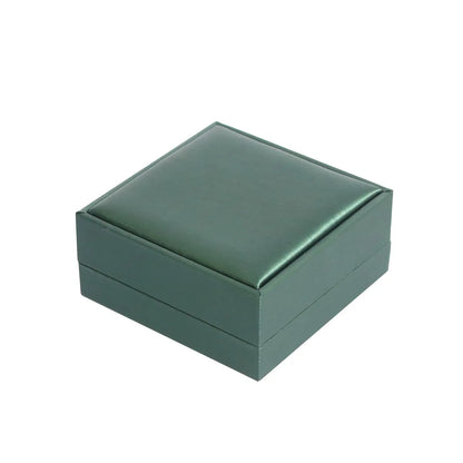 Simple Style Solid Color PU Leather Jewelry Boxes