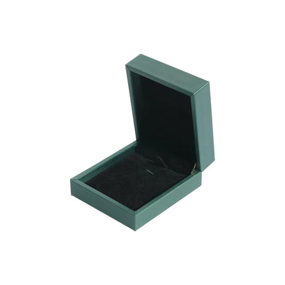 Simple Style Solid Color PU Leather Jewelry Boxes