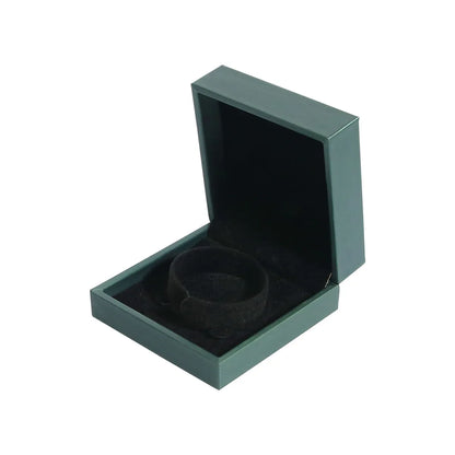 Simple Style Solid Color PU Leather Jewelry Boxes