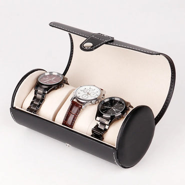 Simple Style Solid Color Pu Leather Jewelry Boxes