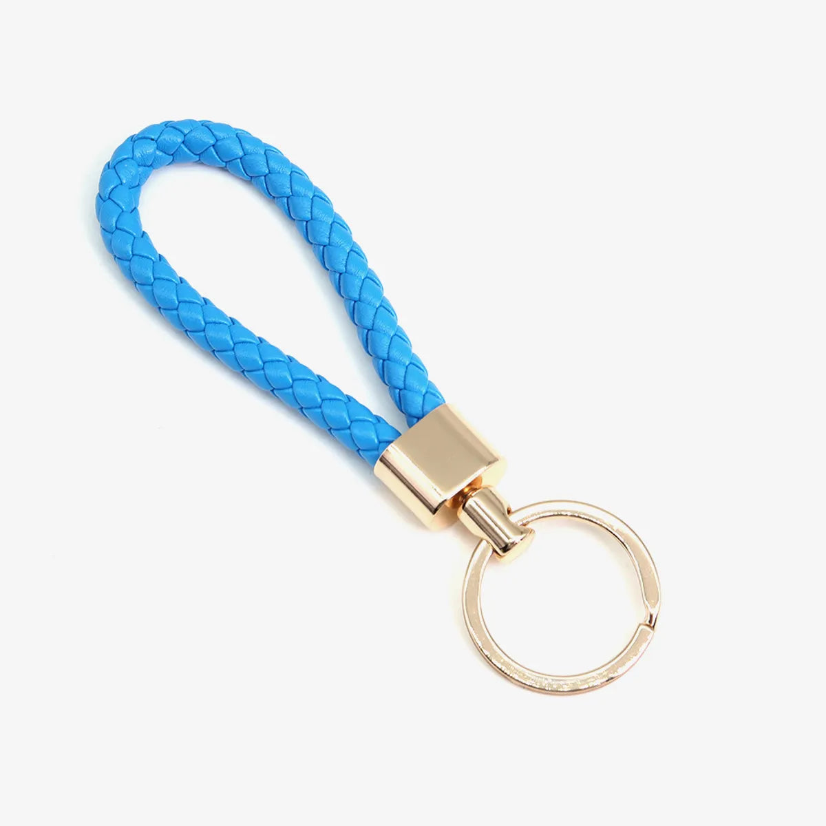 Simple Style Solid Color Pu Leather Unisex Bag Pendant Keychain