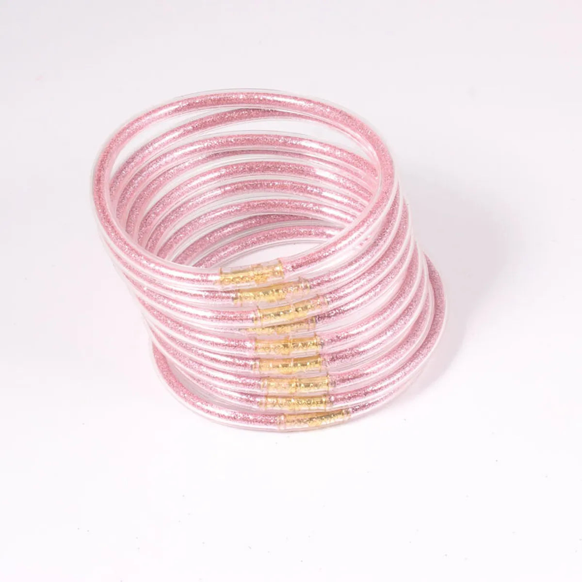 Simple Style Solid Color Pvc Handmade Women'S Wristband