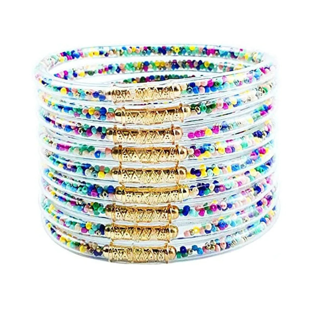 Simple Style Solid Color Pvc Handmade Women'S Wristband