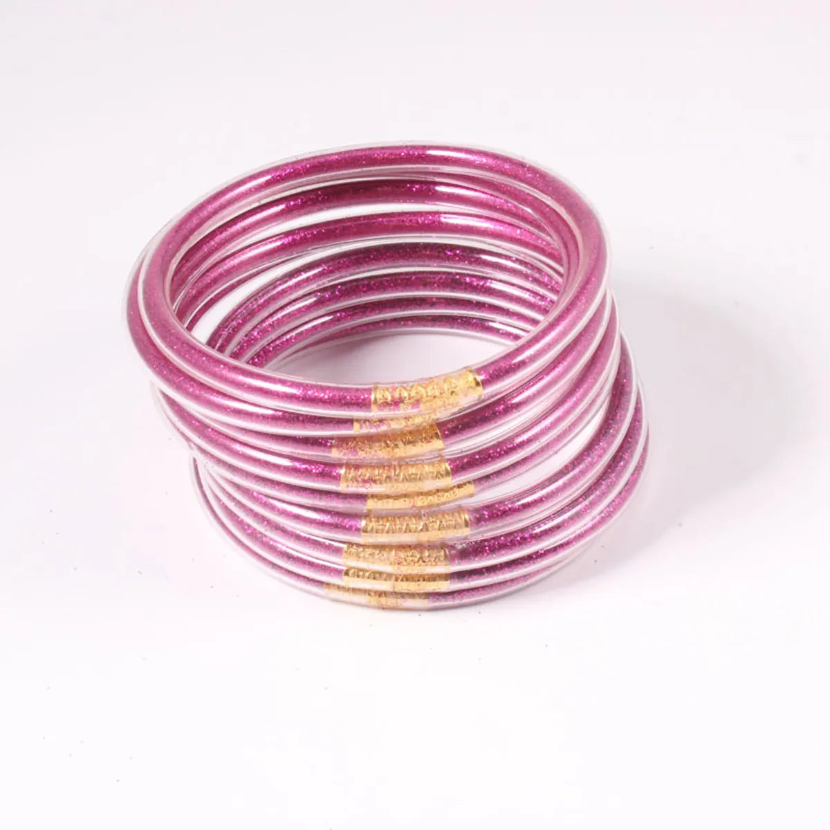 Simple Style Solid Color Pvc Handmade Women'S Wristband