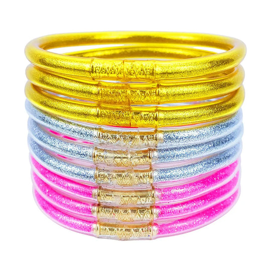 Simple Style Solid Color Pvc Handmade Women'S Wristband