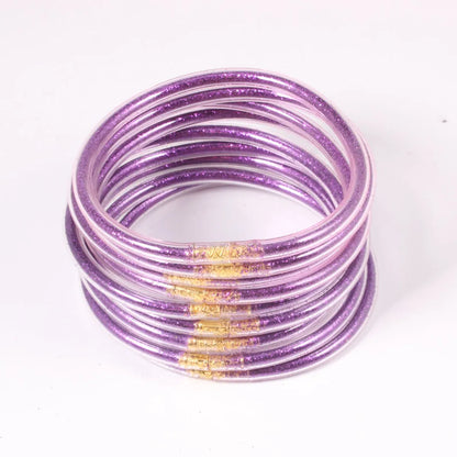 Simple Style Solid Color Pvc Handmade Women'S Wristband